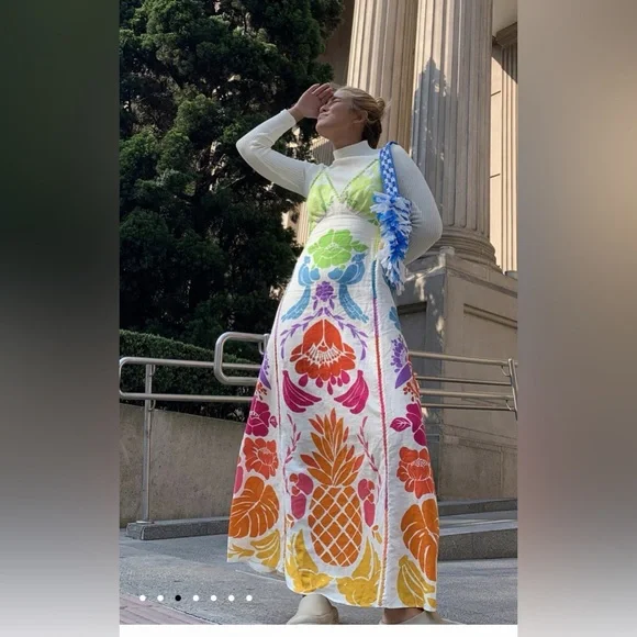 Tropical Graphic Maxi Dress - Picture 2 of 5